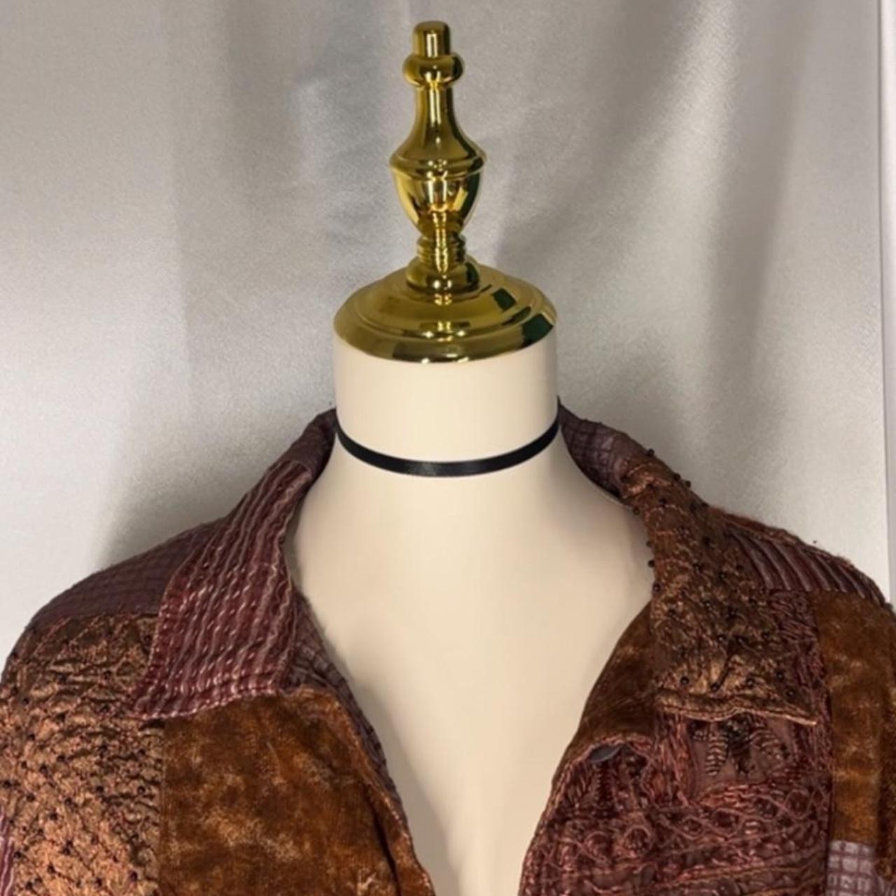 Multiples Women's Shacket Jacket - Brown/Multi - … - image 3