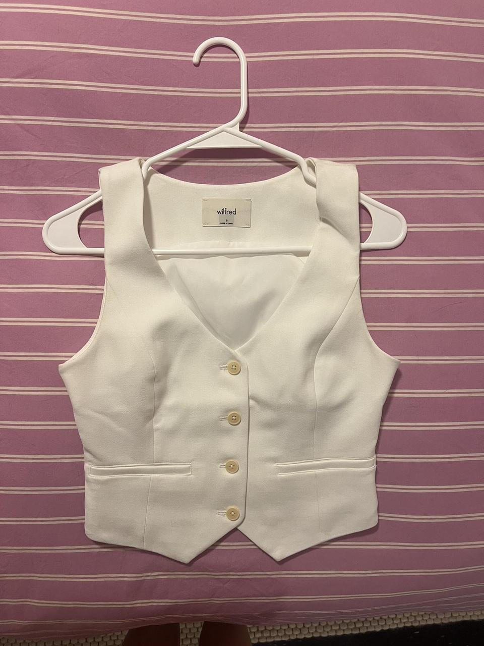 Aritzia Wilfred suit vest aritzia vest Depop
