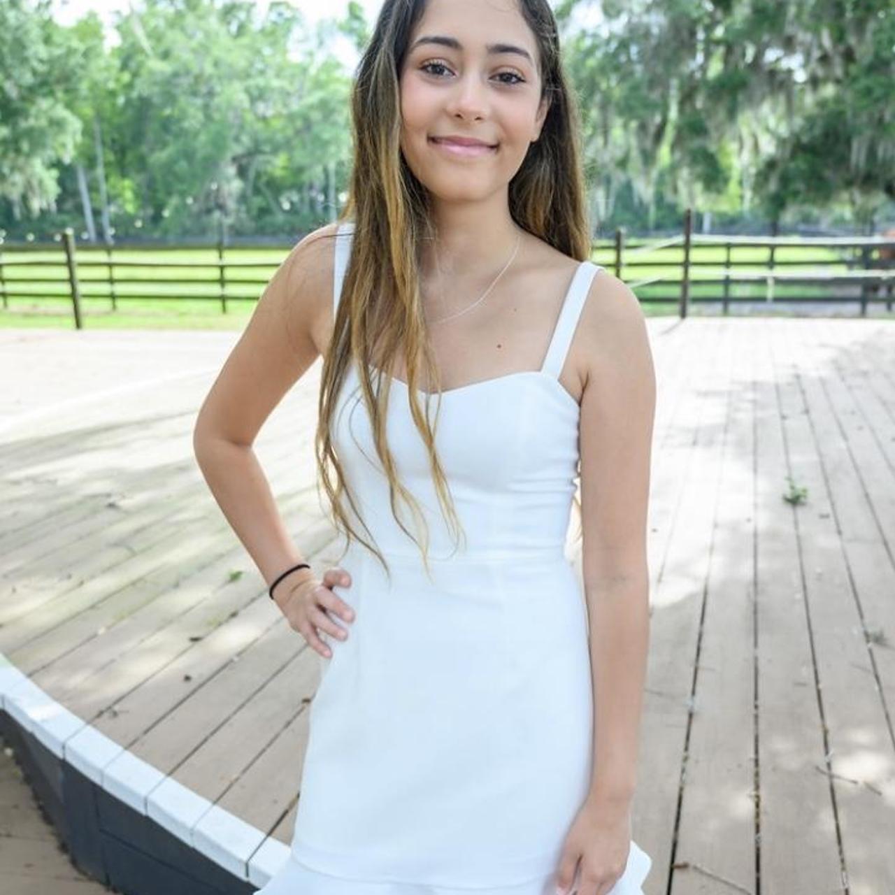 White Graduation Dress originally purchased Depop