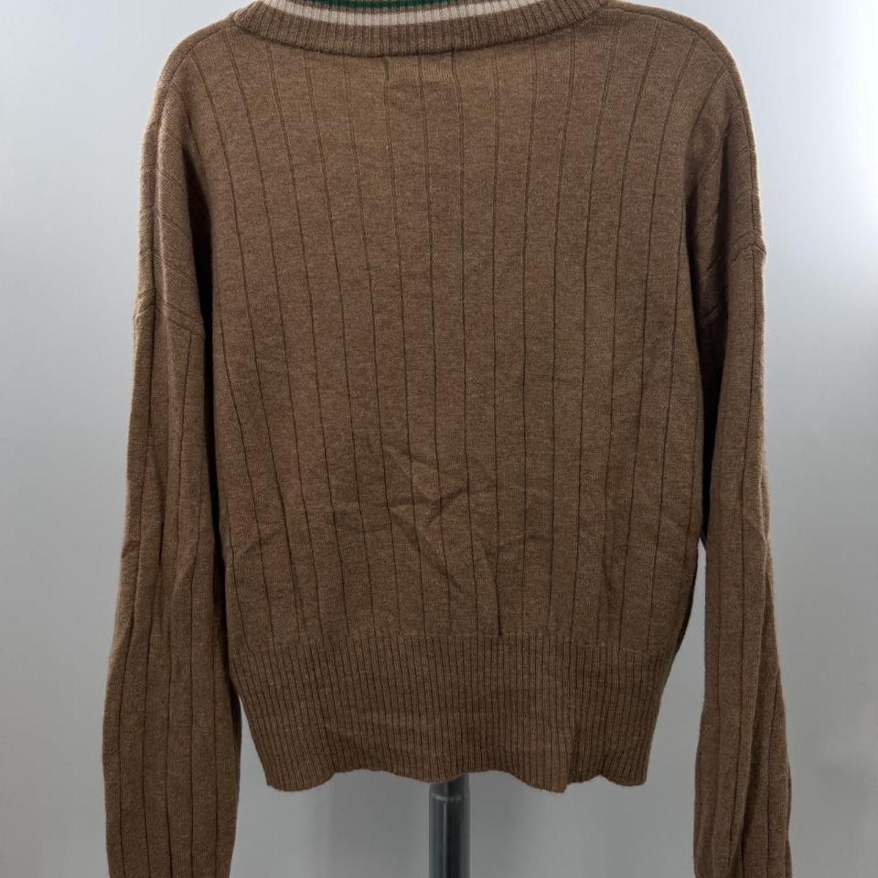 Monrow women's brown and tan cardigan
