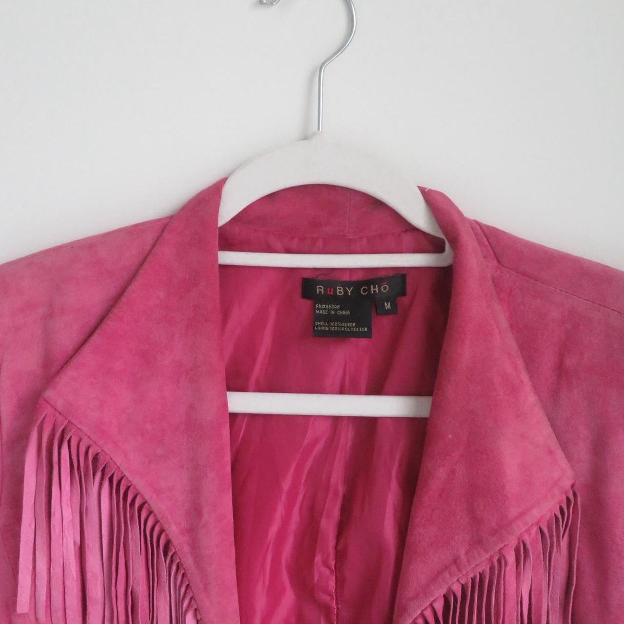Women's Jacket - Pink - M – Ruby Chō raspberry le… - image 4