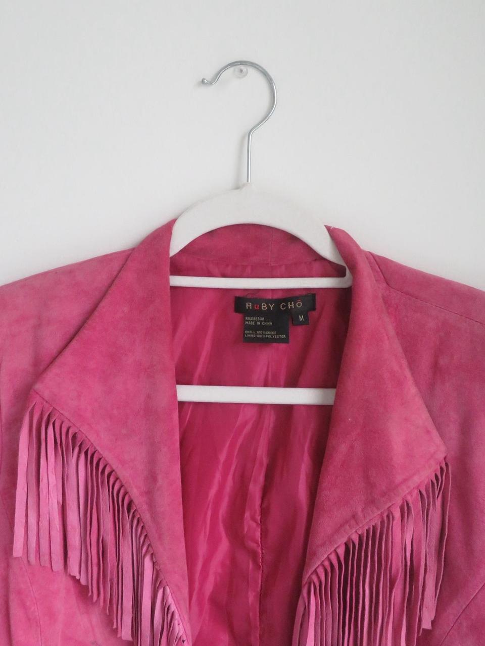 Women's Jacket - Pink - M – Ruby Chō raspberry le… - image 4