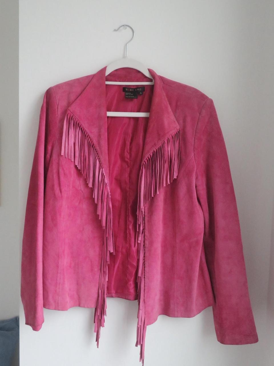 Women's Jacket - Pink - M – Ruby Chō raspberry le… - image 3