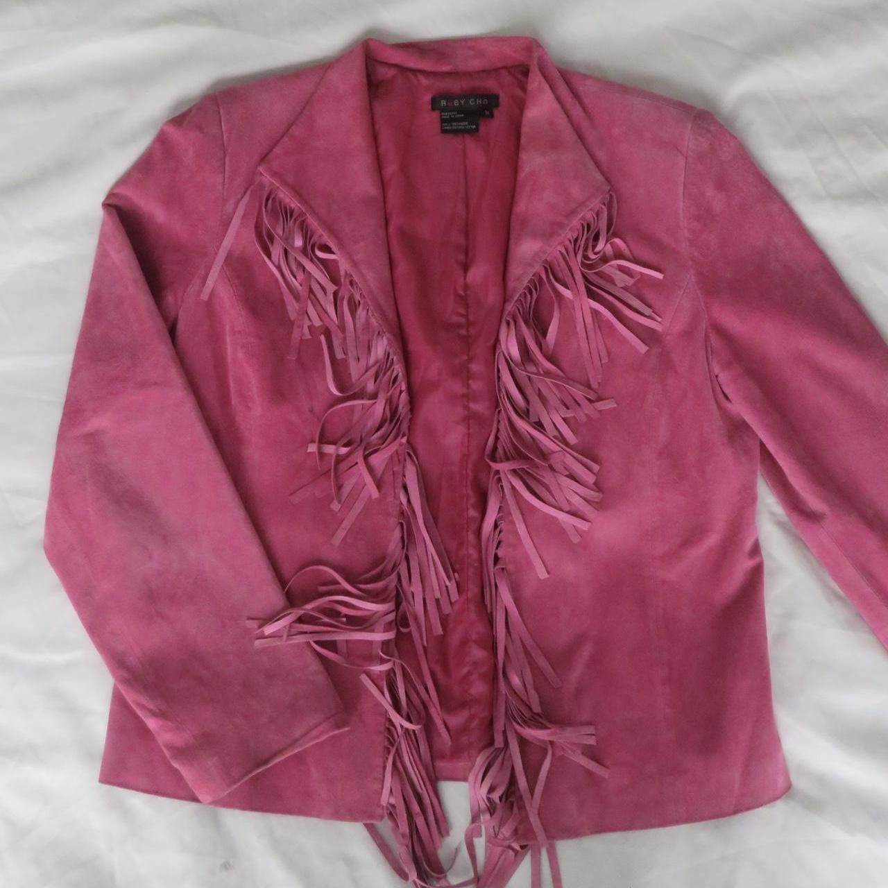 Women's Jacket - Pink - M – Ruby Chō raspberry le… - image 1