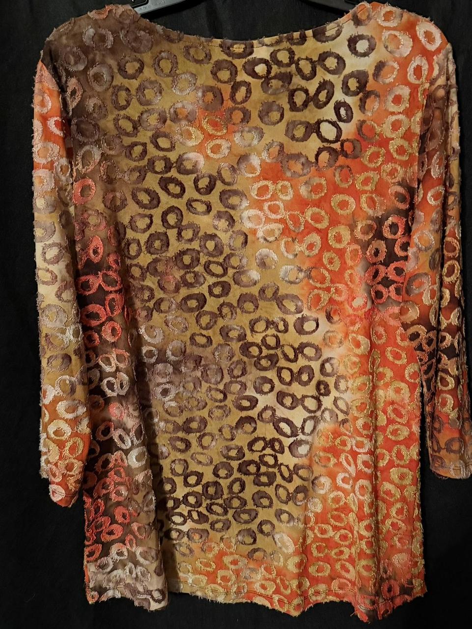 Ruby Rd. Women's Shirt - Orange/Multi - L – Ruby … - image 2