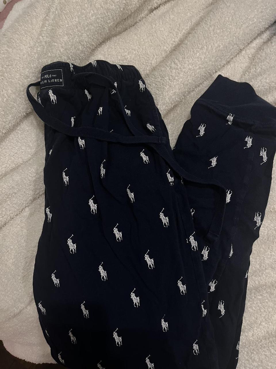 Navy polo pj pants Size S Depop