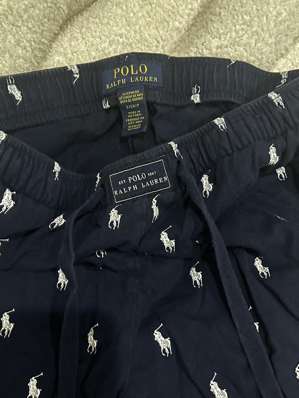 Navy polo pj pants Size S Depop