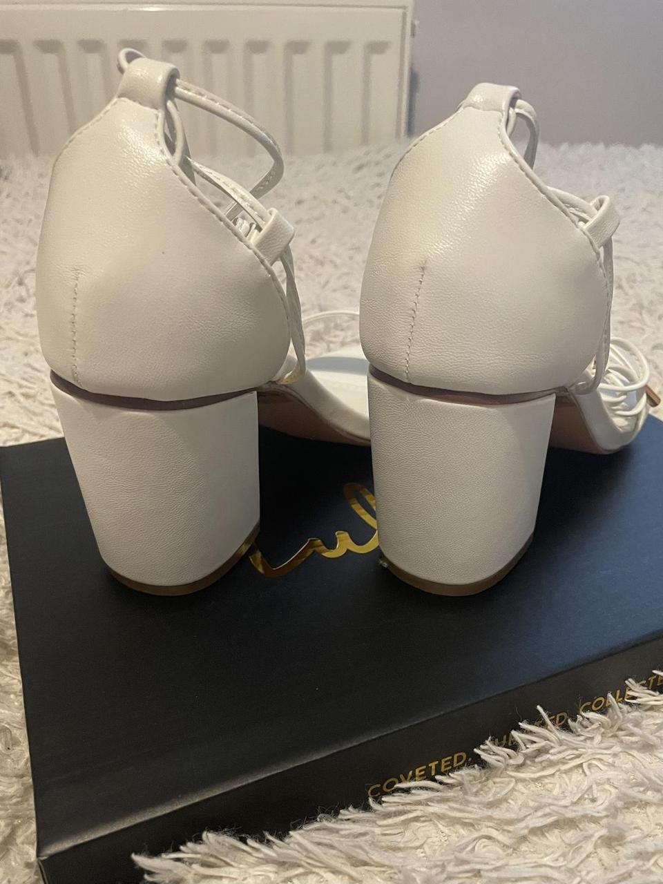pure white heels