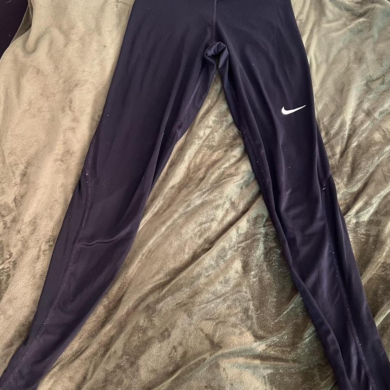 Nike pro hot sale shiny leggings