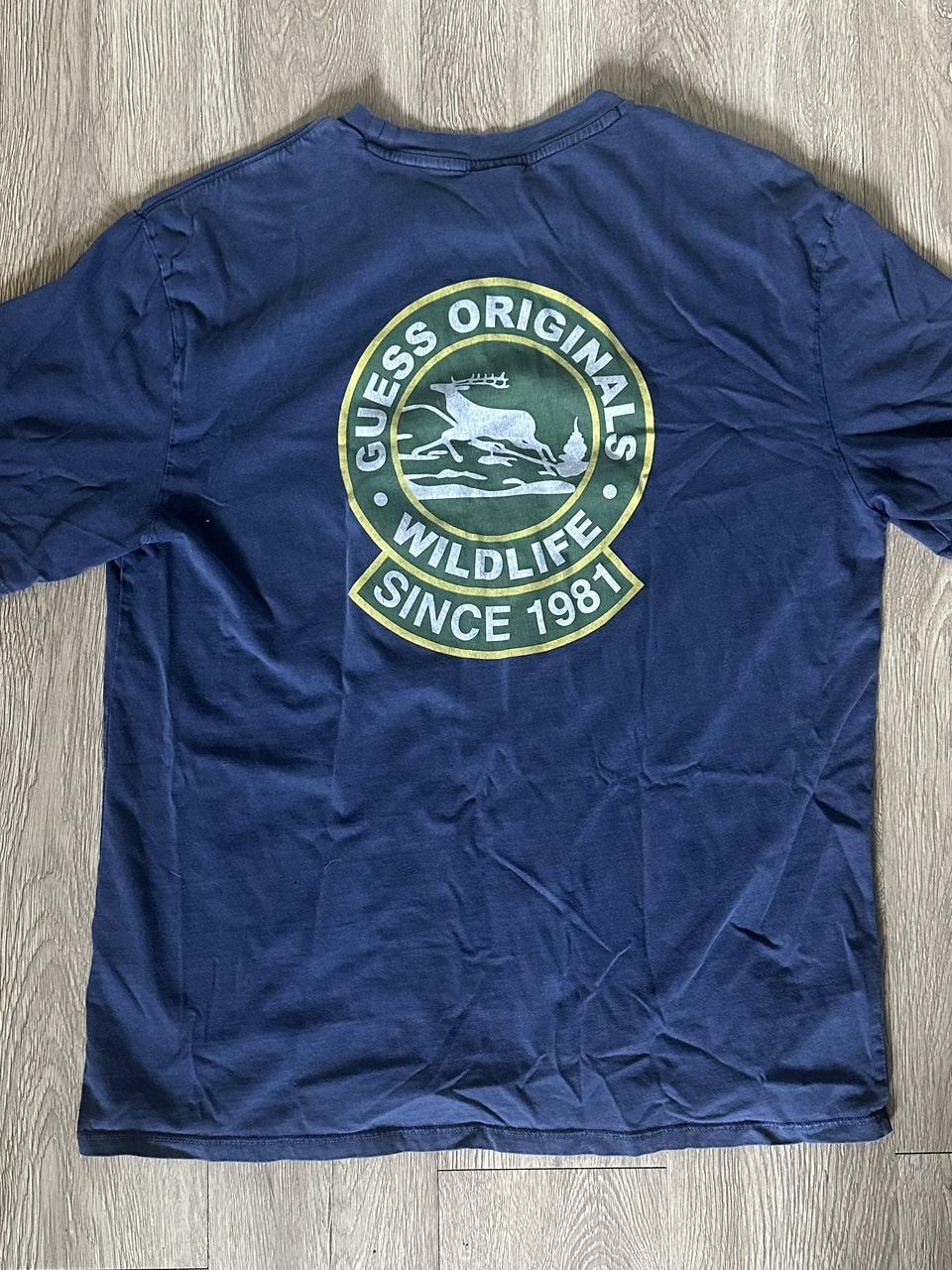 PacSun Men's T-shirt Navy M – pacsun GUESS mens medium