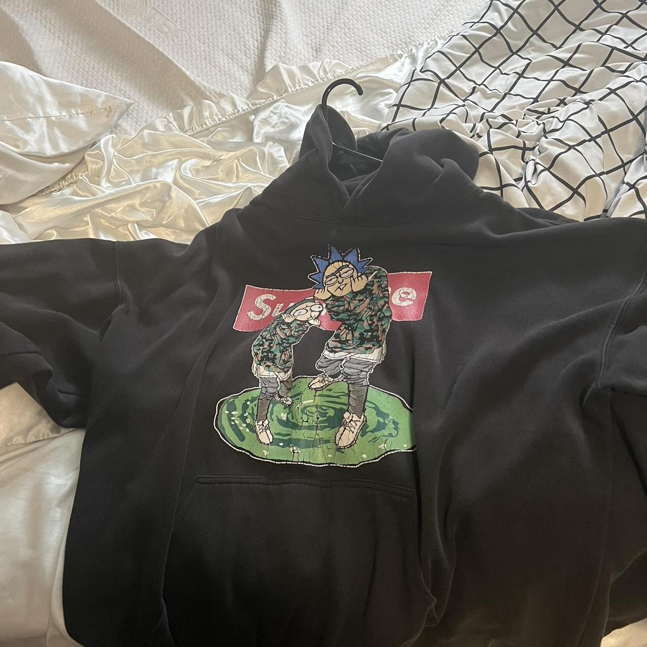Clothing Supreme Rick And Morty Hoodie Real Morty Wallpaper