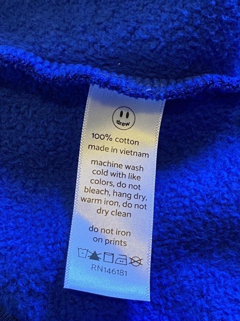 Drew house royal blue hoodie Clearance