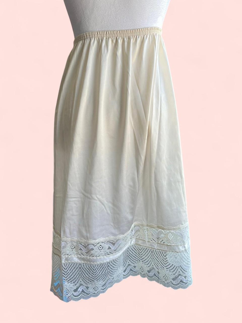 JCPenney Women's Relaxation Skirt - White/Cream -… - image 3