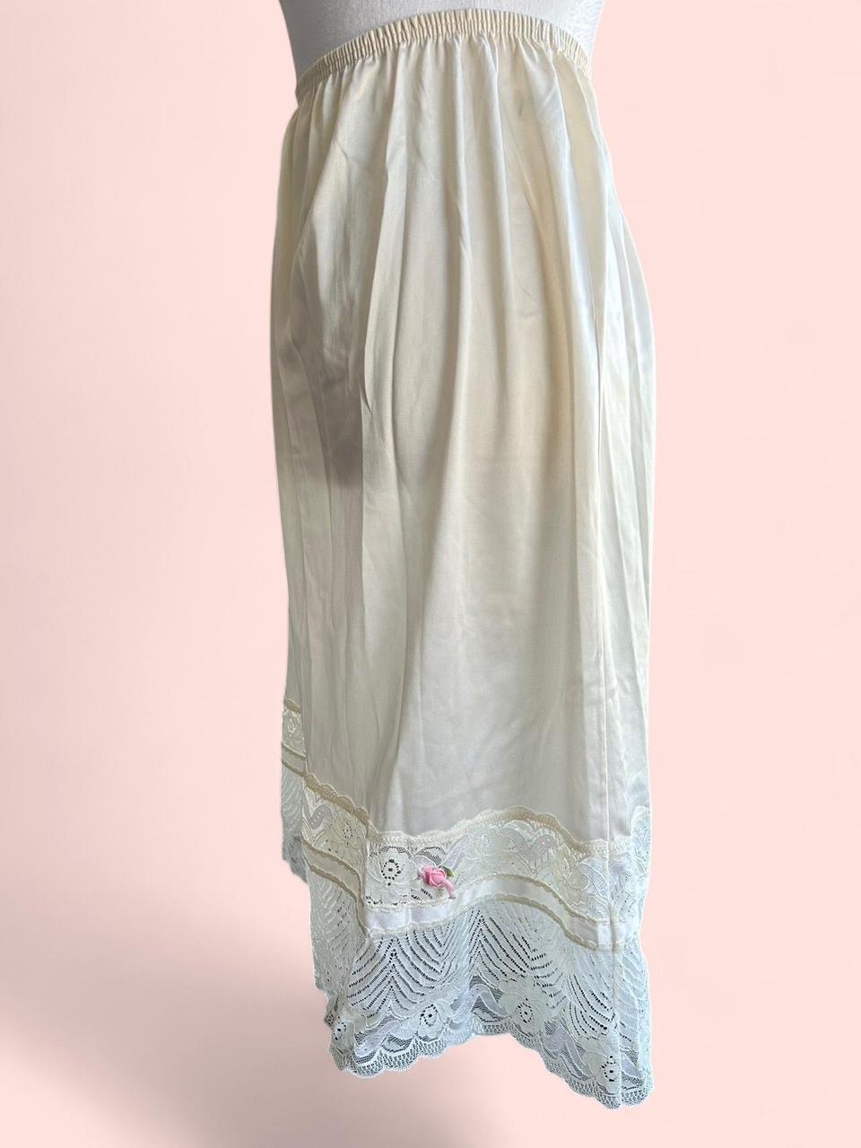 JCPenney Women's Relaxation Skirt - White/Cream -… - image 2