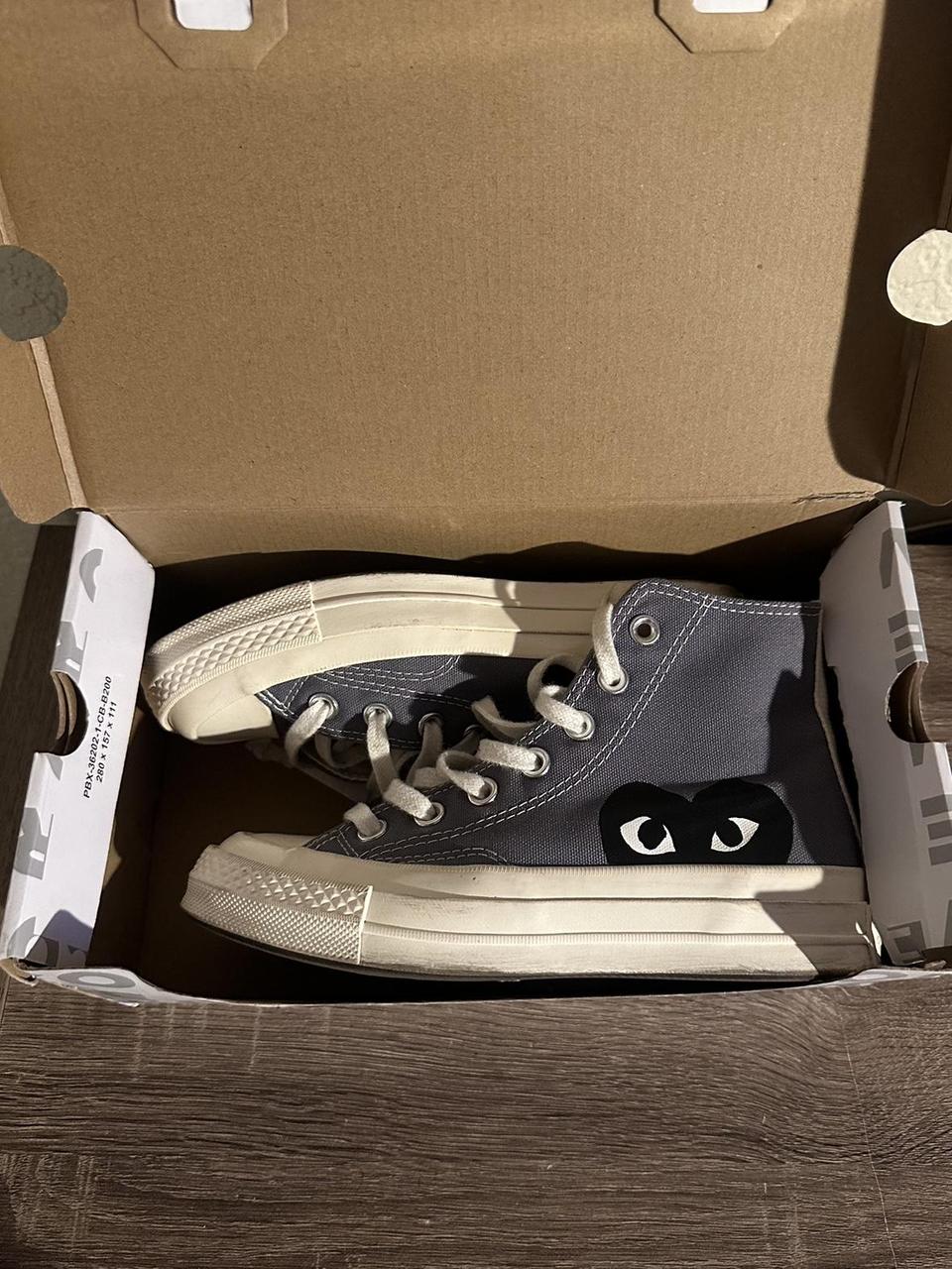 Comfortable CDG X Converse high top SIZE 3 FOR