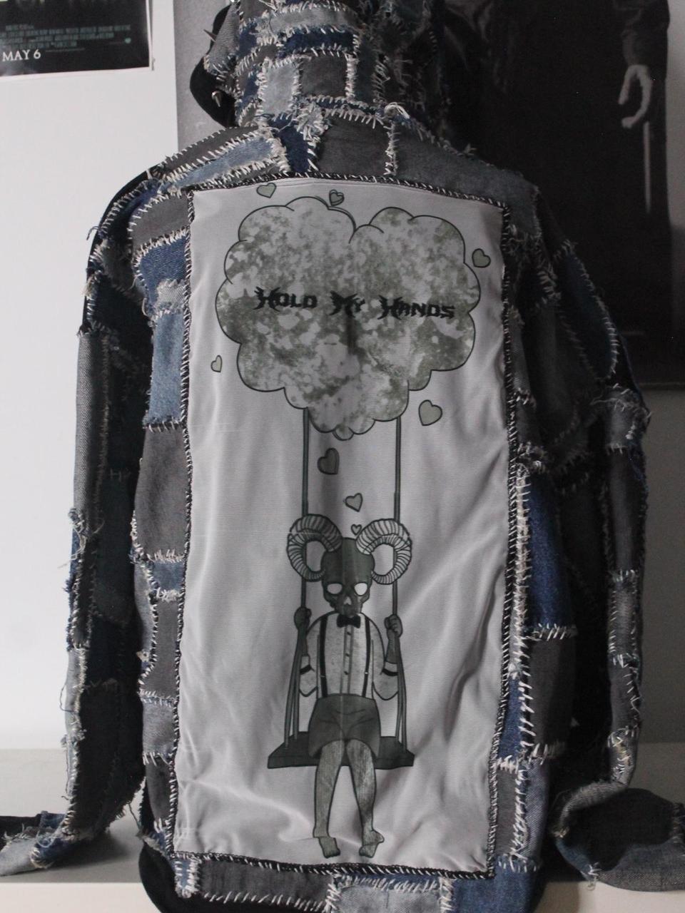 Men's Shacket Jacket - Black/Multi - L – Unique u… - image 5