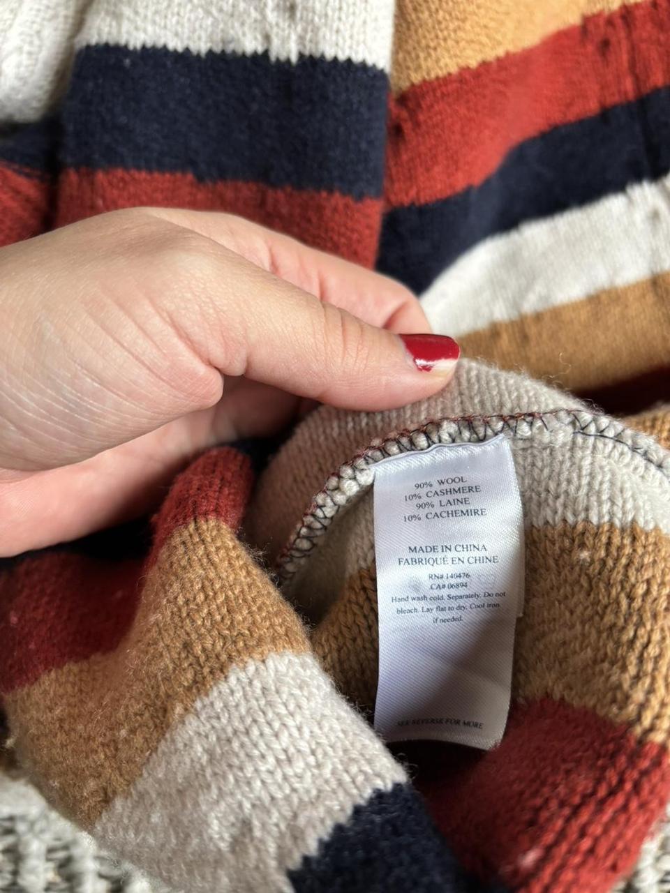 Faherty Women's Sweater - Multi/Red - S – Faherty… - image 6