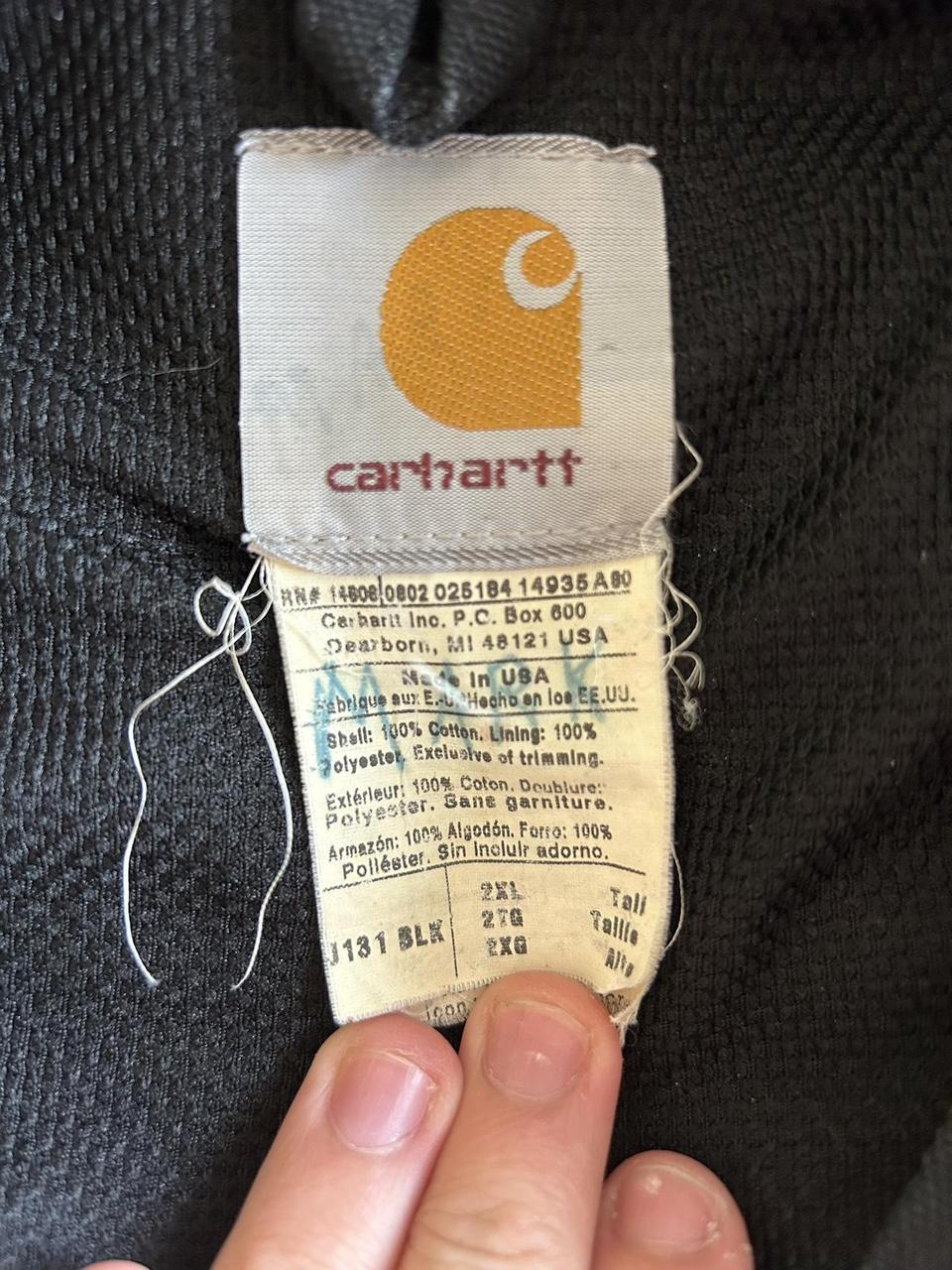 BEAUTIFULLY Thrashed Carhartt Workwear Jacket Size... - Depop