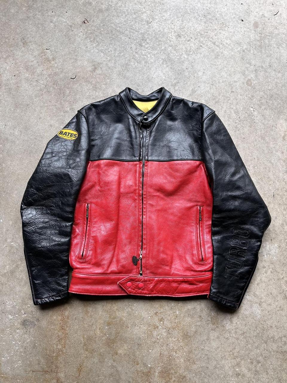 Original 60s Bates leather motorcycle jacket. Depop