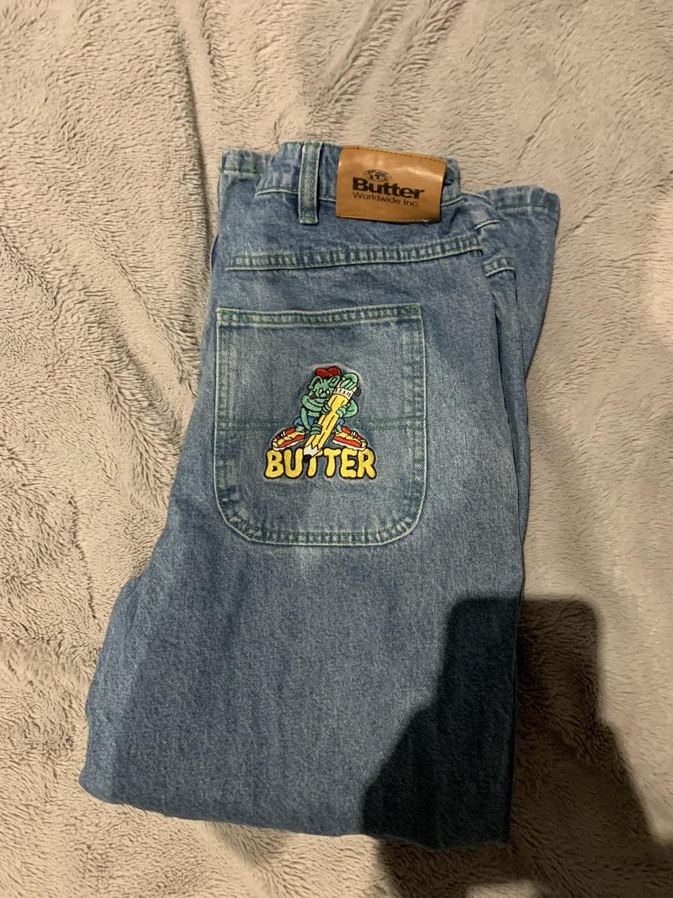 Baggy butter Jean Size: 28 (‼️DO NOT ISNTANT... - Depop