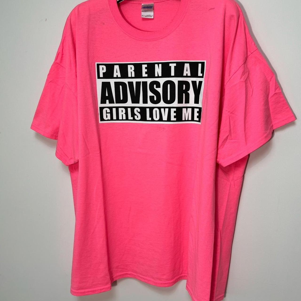 VINTAGE Parents advisory “GIRLS LOVE ME” SHIRT