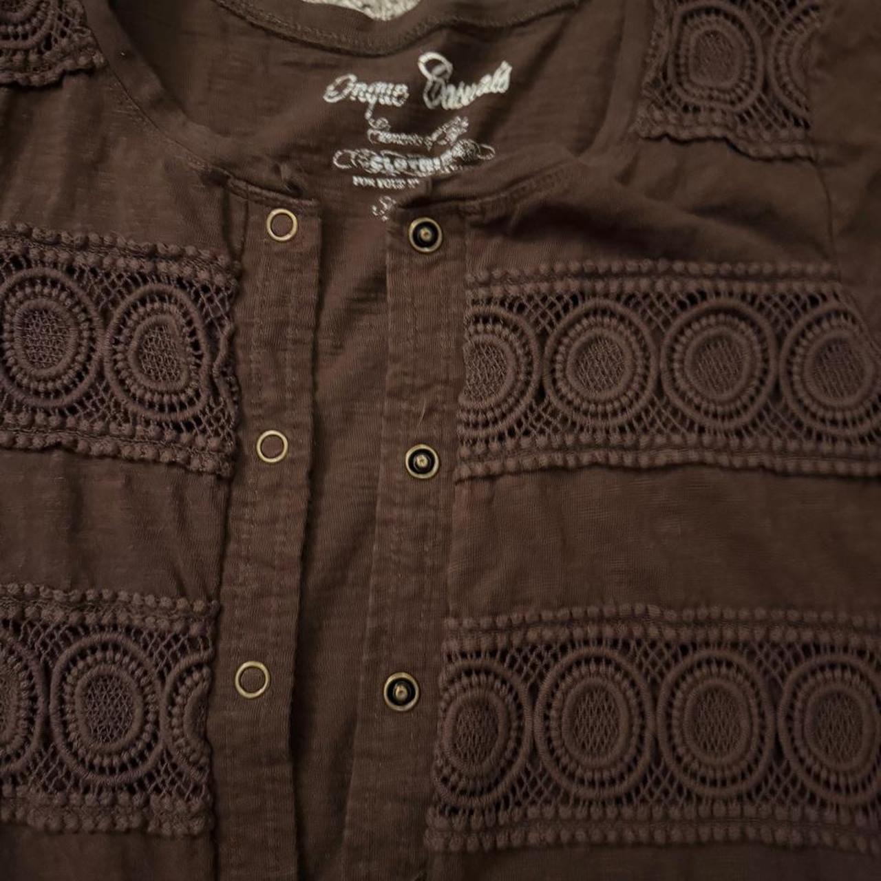 Onque casuals women's brown shirt