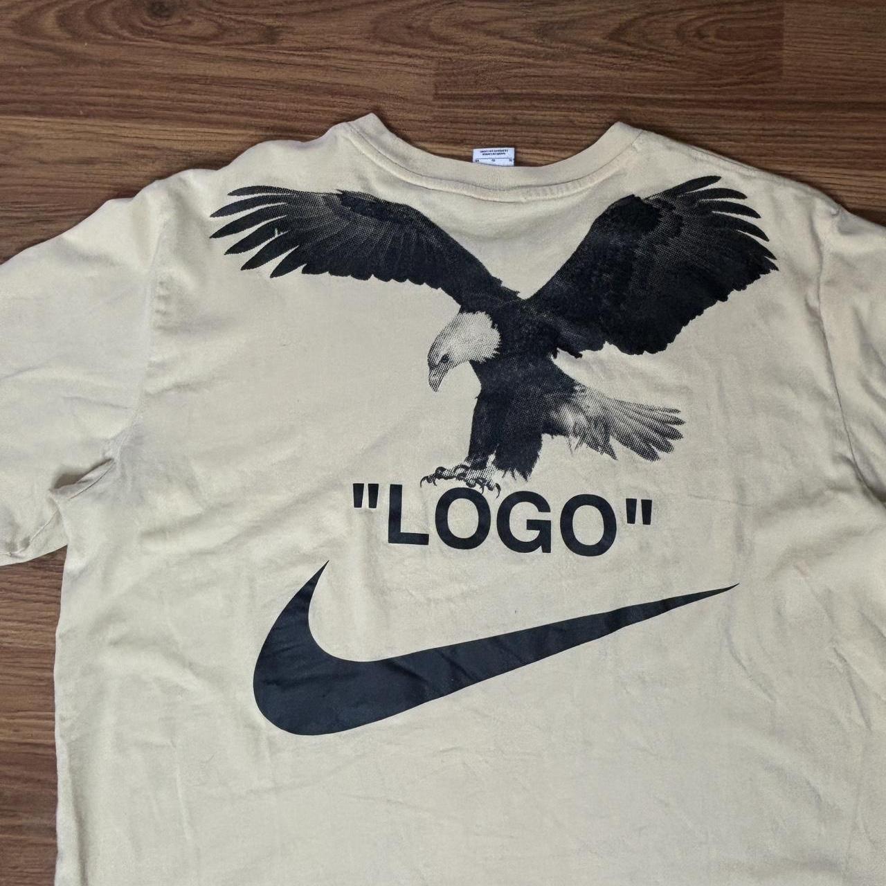 off white nike logo t shirt eagle
