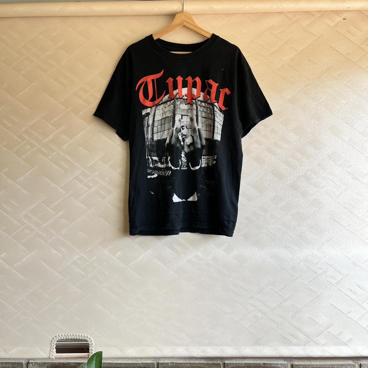 Stüssy ブラック Tシャツ 2PAC XL International Stüssy Tribe x Tupac Shakur - New Vintage Band