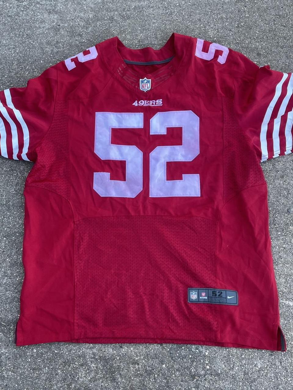 nike nfl san francisco 49ers jersey - xxl - some... - Depop