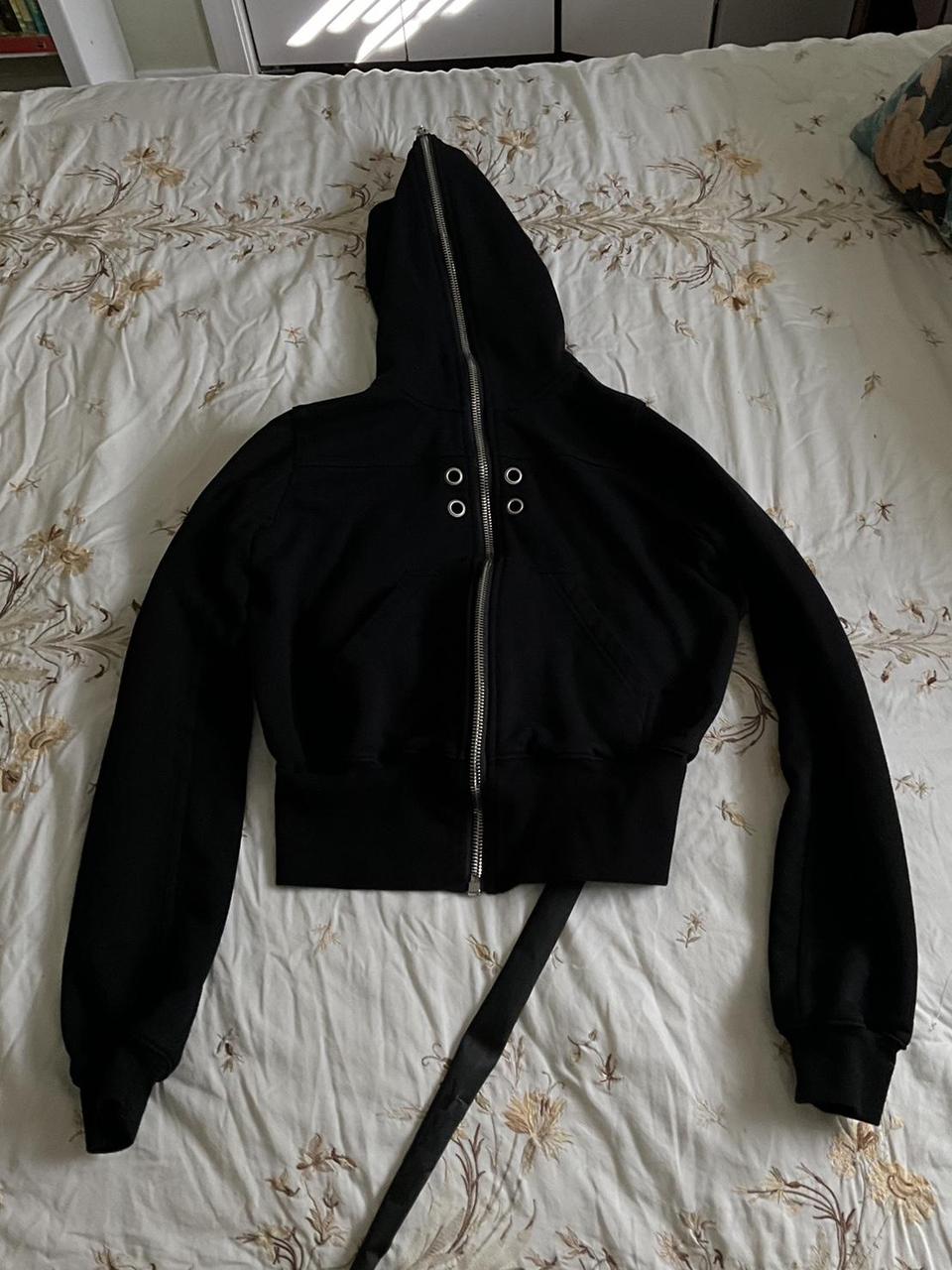 Black Rick Owens Drkshdw hoodie. This hoodie is. Depop