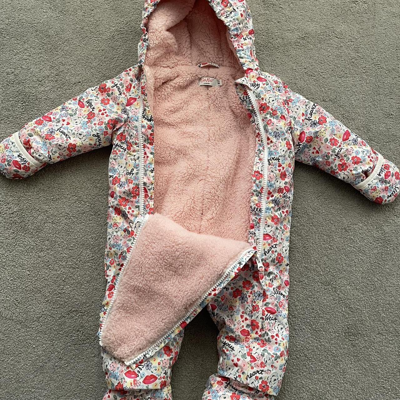 Nutmeg Snowsuit Baby Girls Nutmeg Snowsuit Pramsuit 0-3 Months