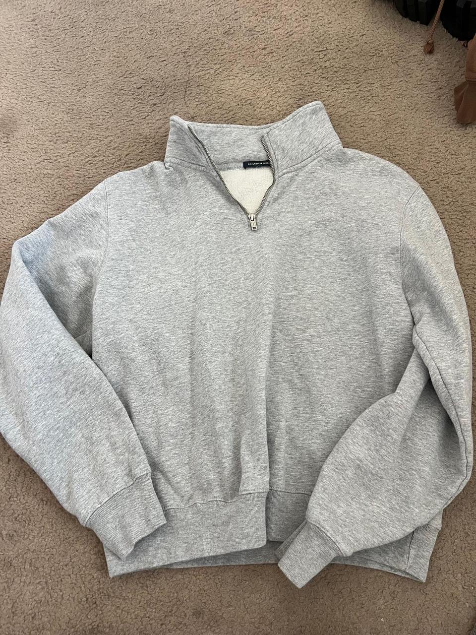 Brandy Melville Women's Sweatshirt Grey One size – Grey Brandy