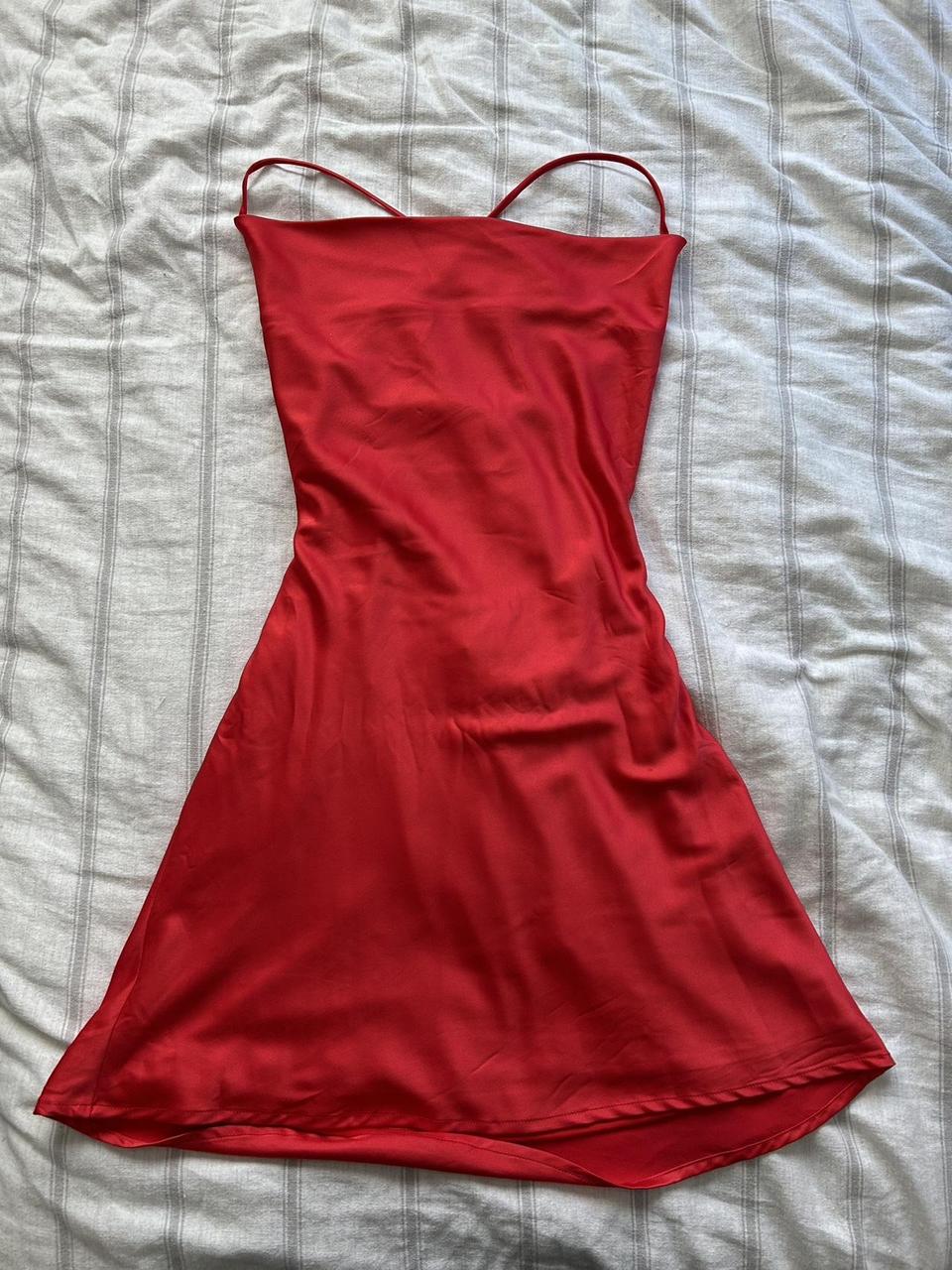 Princess Polly Women's Slip Dress Red – princess polly red