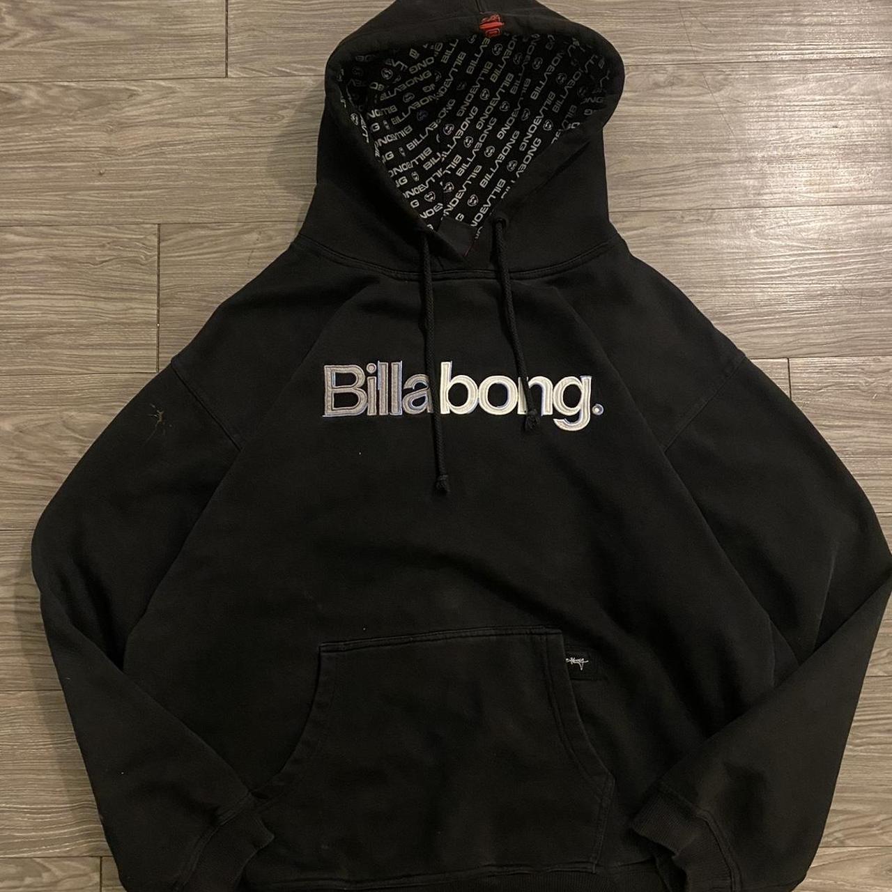 Black best sale billabong hoodie