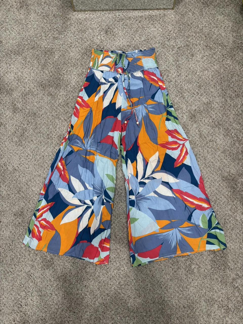 Women's Printed Pants - Multi - L – Patterned Aes… - image 2