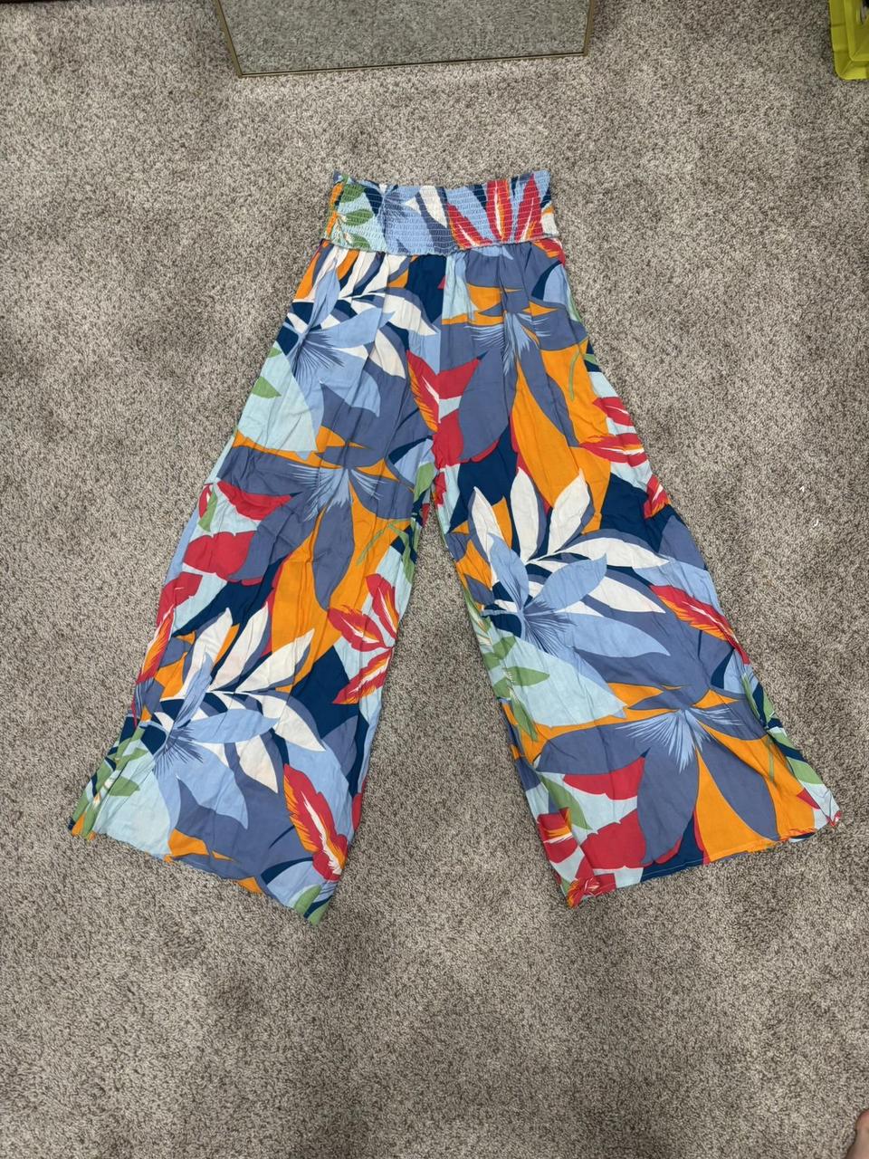 Women's Printed Pants - Multi - L – Patterned Aes… - image 3