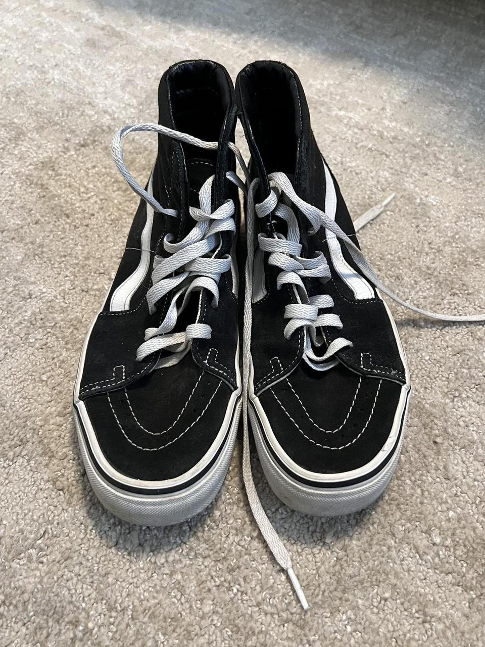 used high top vans sign of wear are noticeable but. Depop