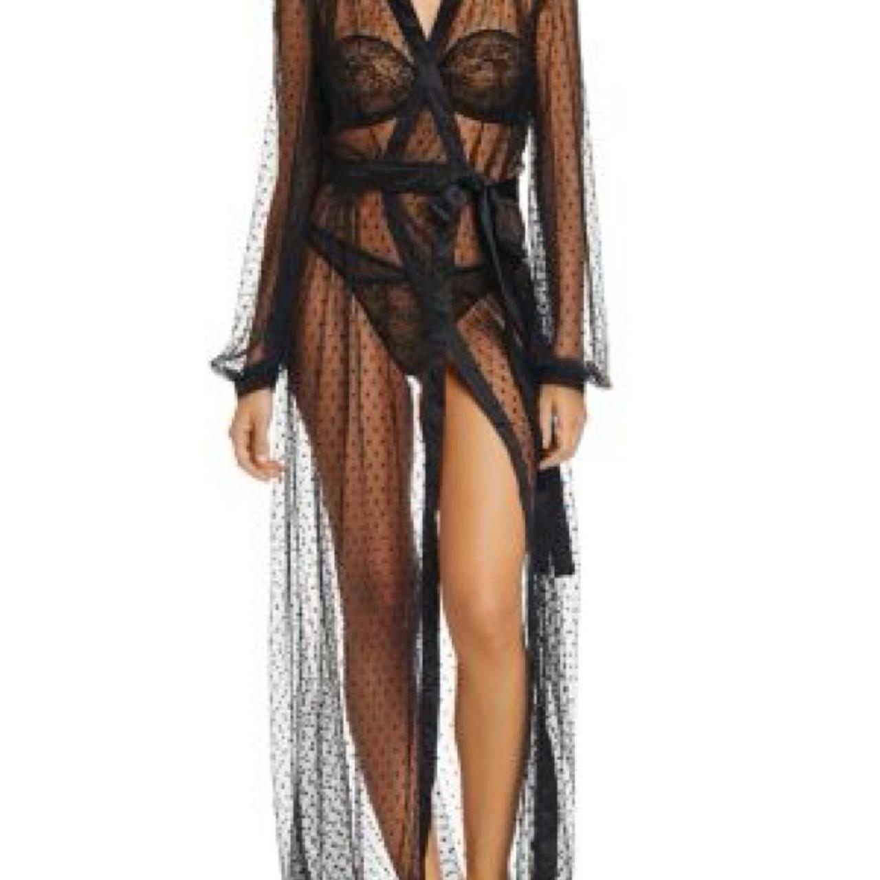 Dita von teese women's black robe