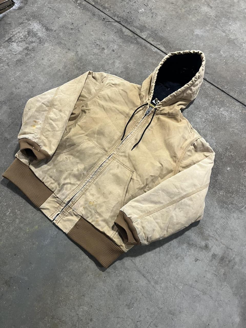 Carhartt Men's Jacket - Tan/Cream - M – Tan workw… - image 2