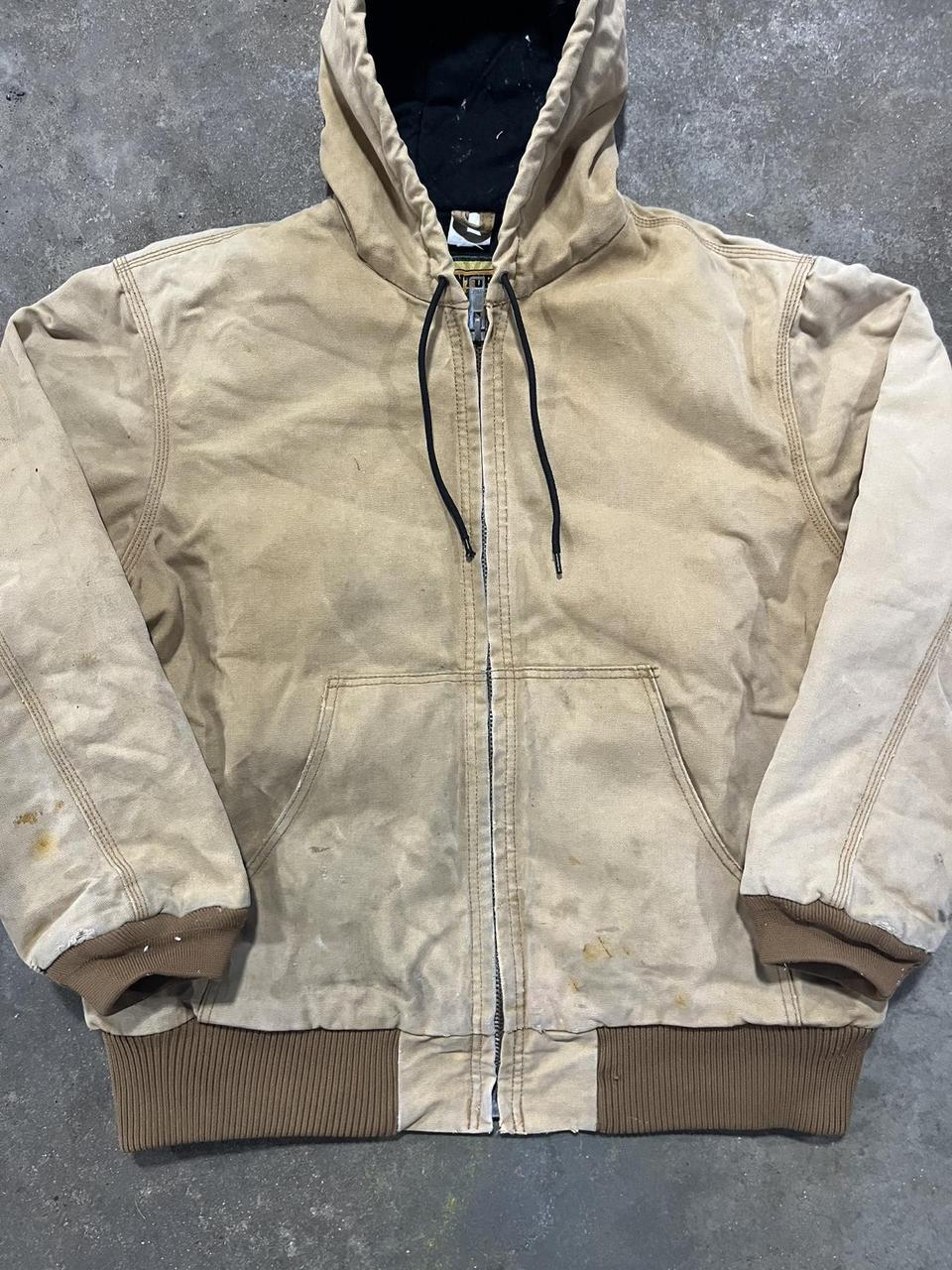 Carhartt Men's Jacket - Tan/Cream - M – Tan workw… - image 3