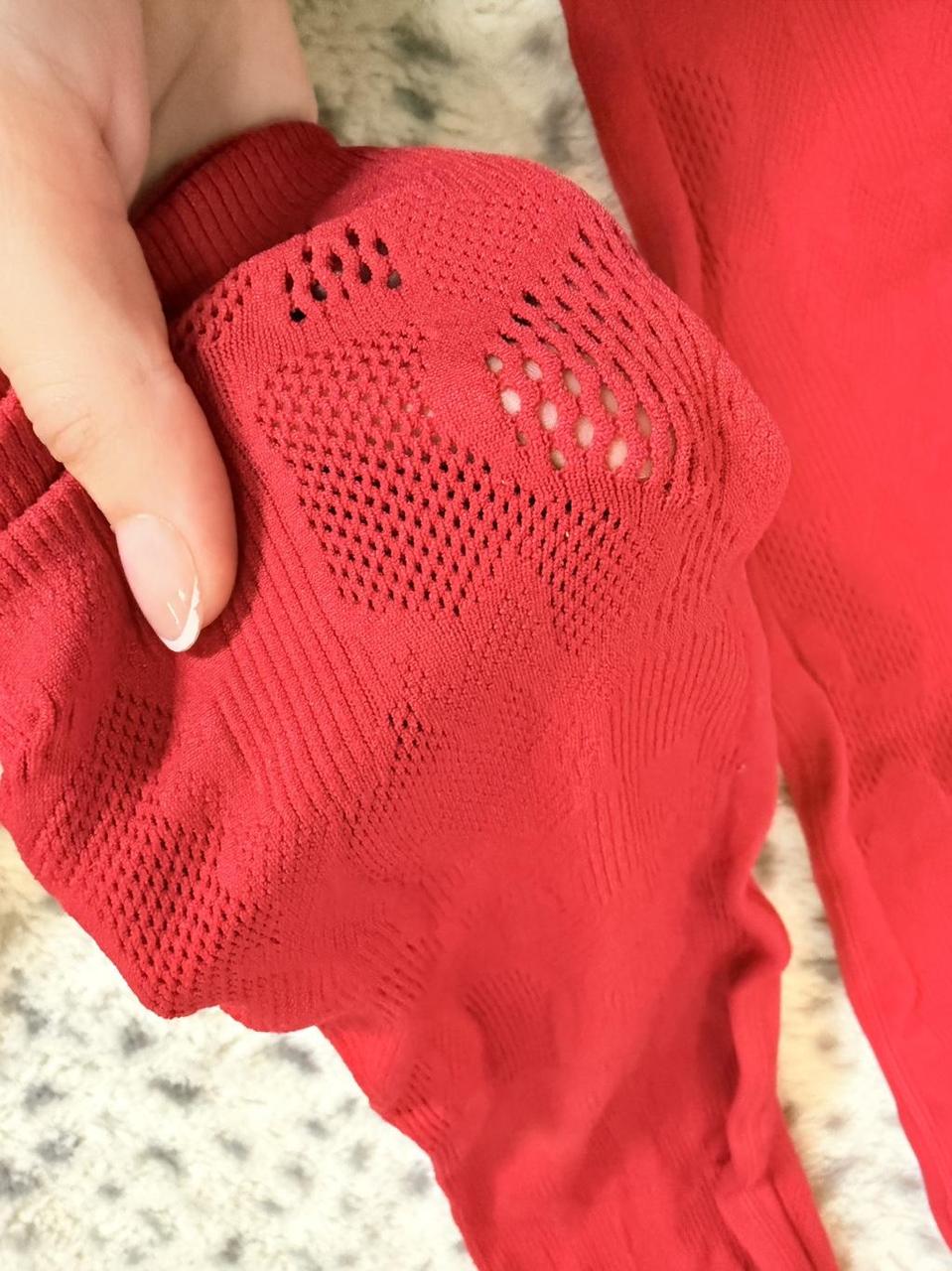 Fabletics Women's Leggings - Red - 1 – Fabletics … - image 2