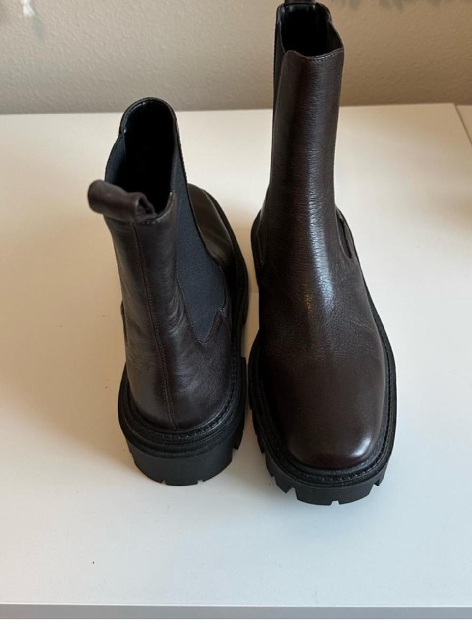 Zara Brown Boots - Size 10. Brand new without tags! - Depop
