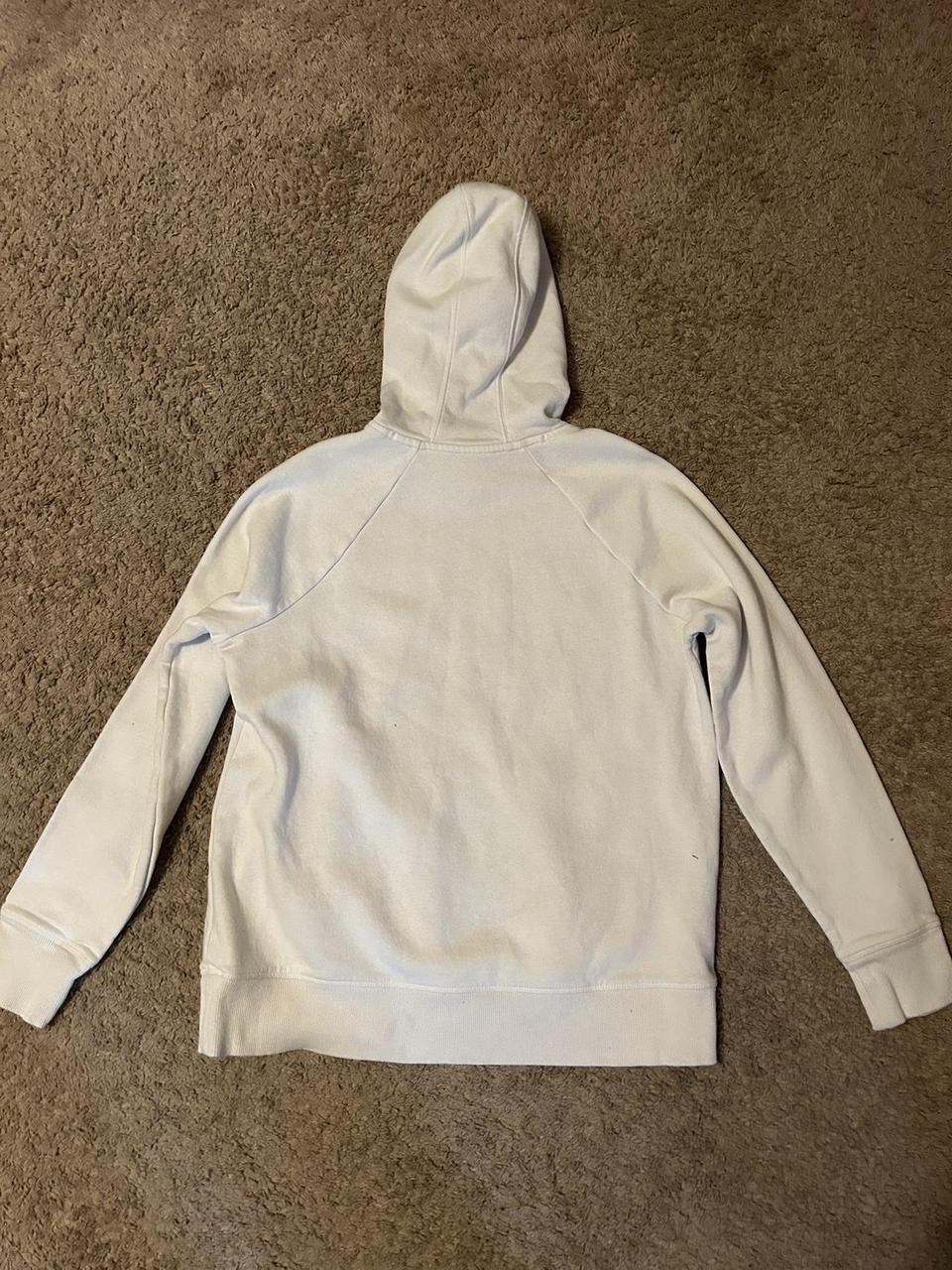 Under Armour white hoodie, size small - Depop
