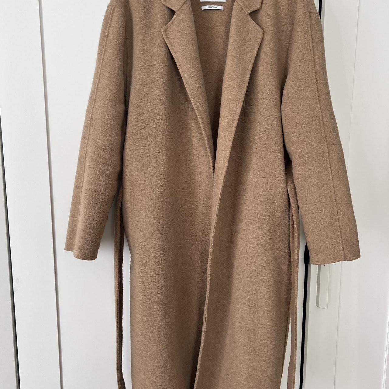 mango coatigan camel