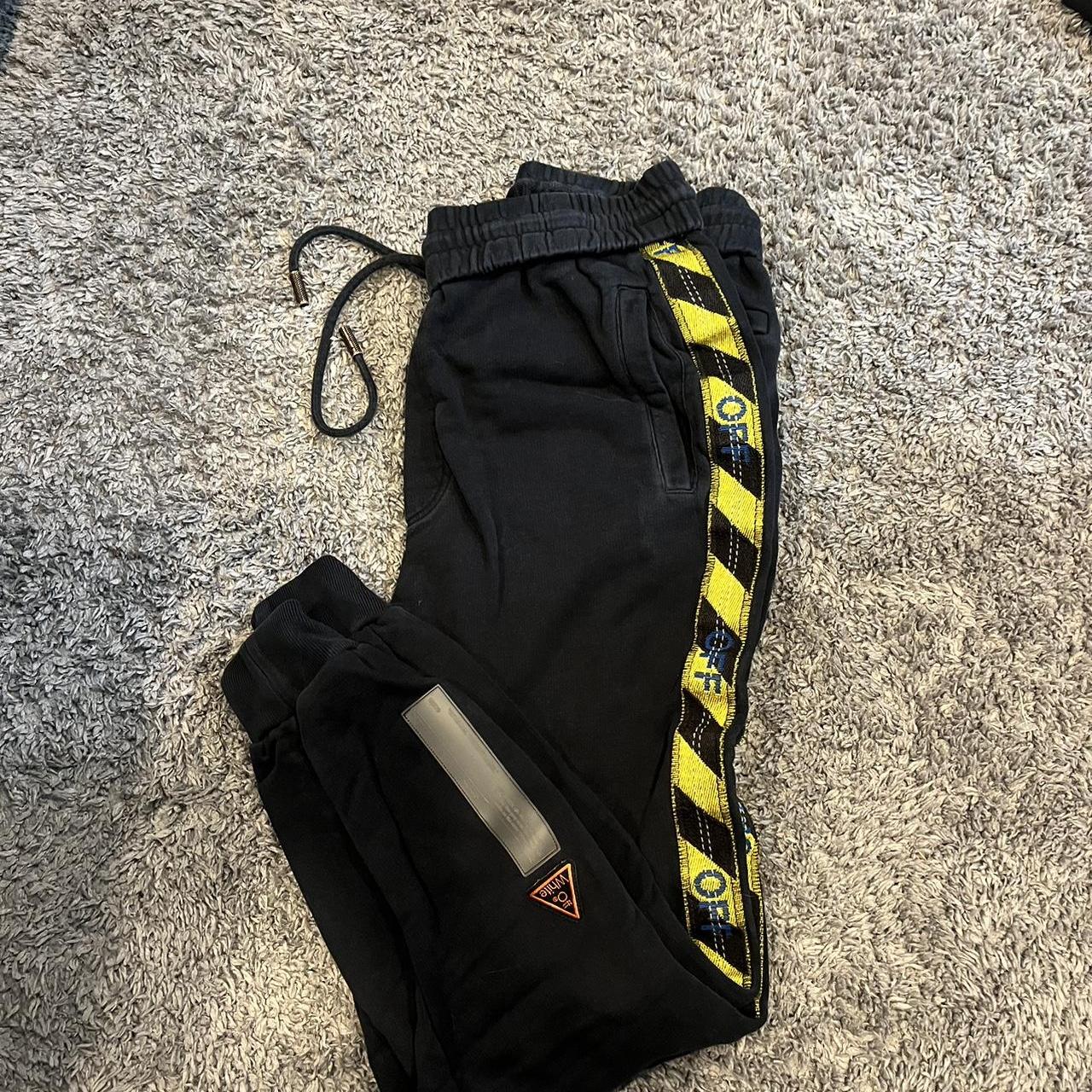 Off white tape pants best sale