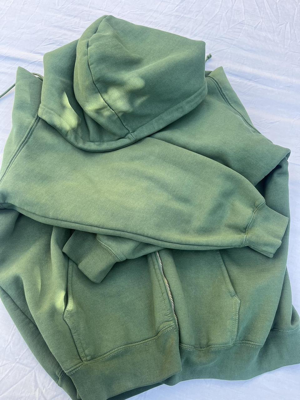 adidas green zip up hoodie