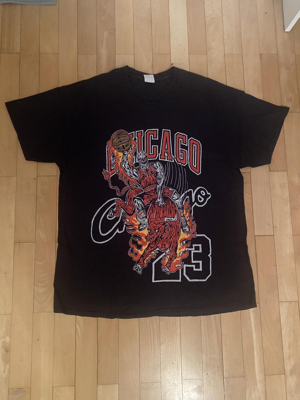 RARE Warren Lotas x Michael Jordan Chicago Bulls factory Tee Large.