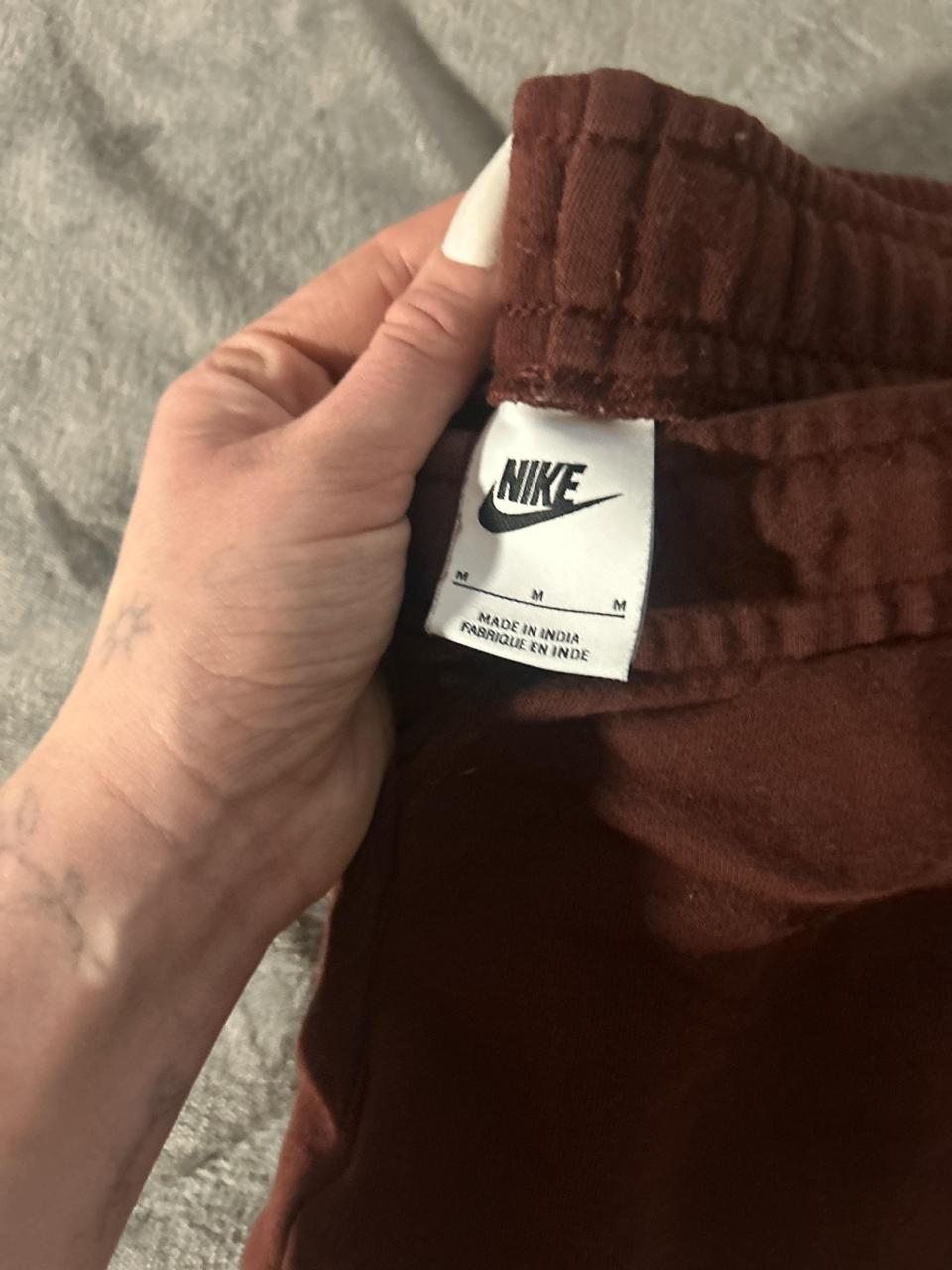 Burgundy Nike Joggers #nikejoggers - Depop