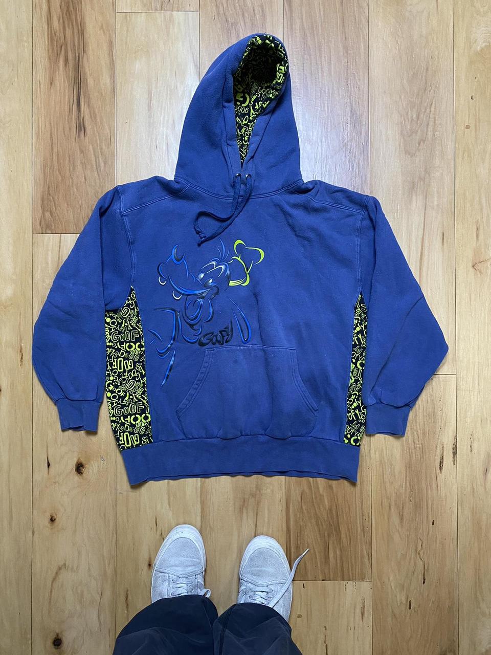 Disney Men's Hoodie Blue L – Walt Disney Disneyland Resort