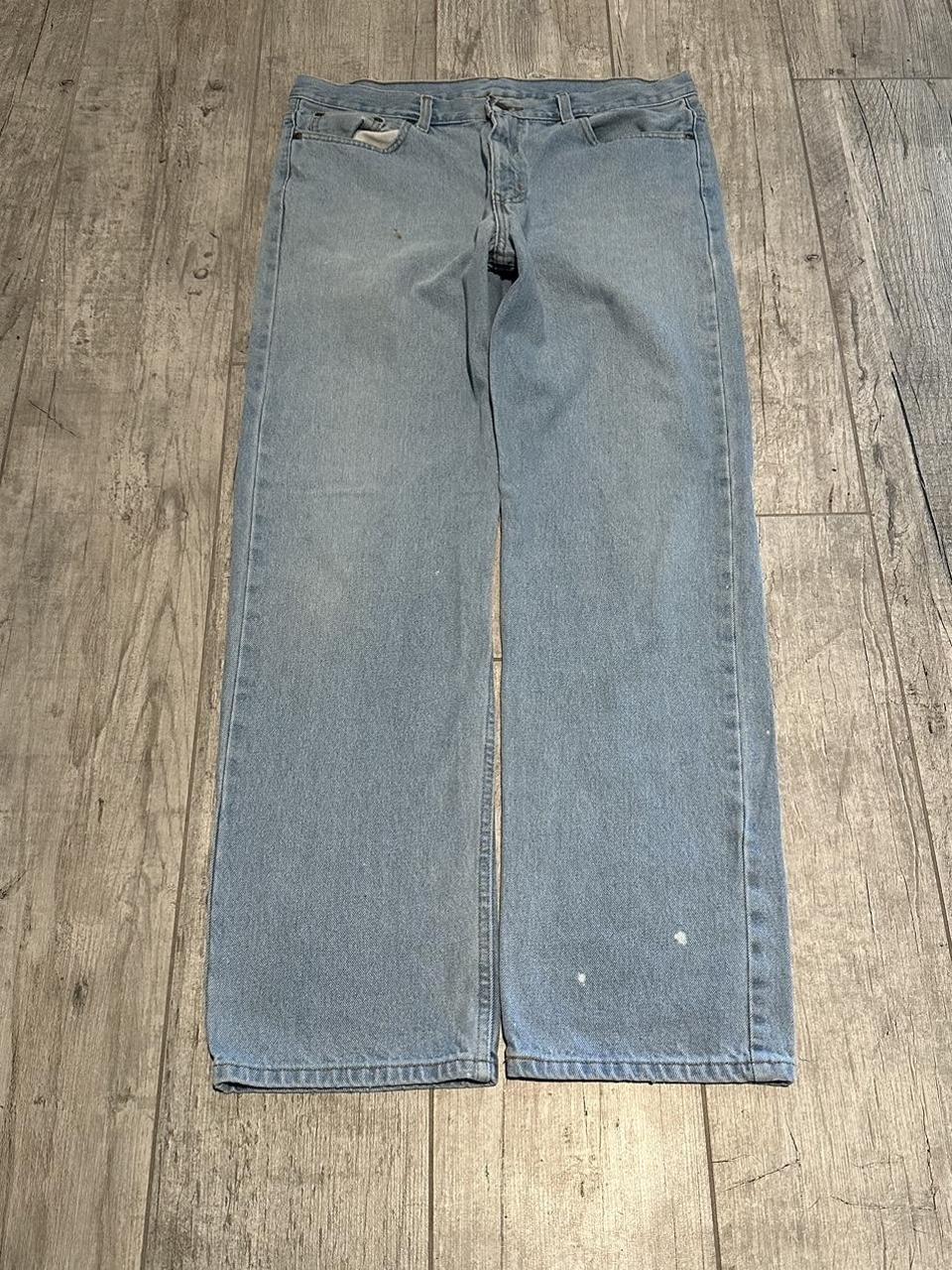 34x 32 waist vintage baggy y2k grunge skater jeans... - Depop